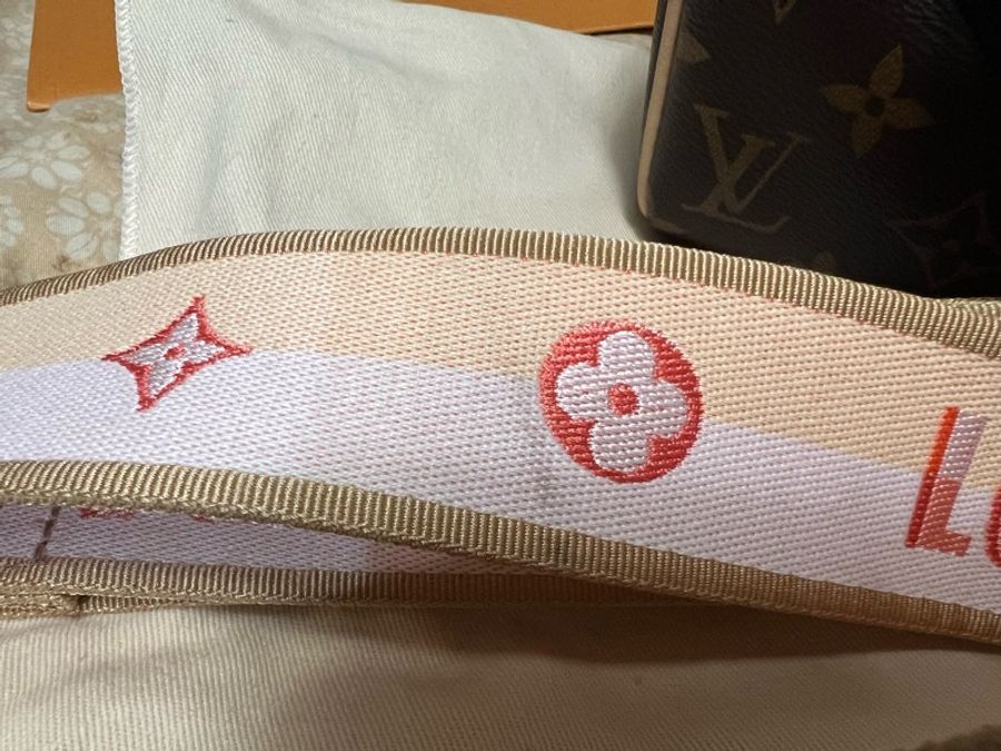 LV speedy 20 經典老花(不含絲巾)-14