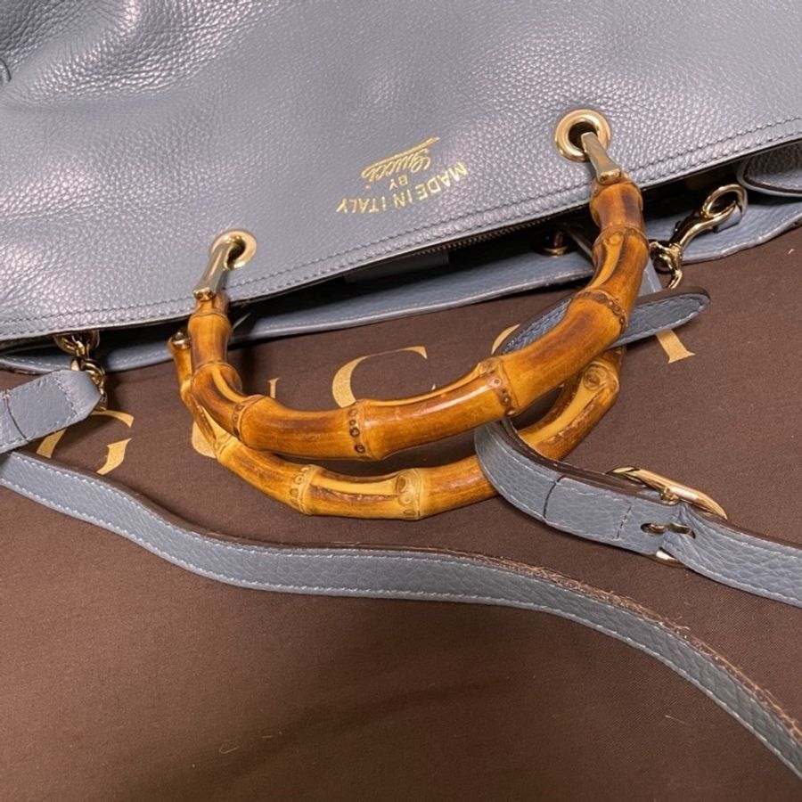 Gucci Bamboo shopper竹節包-9