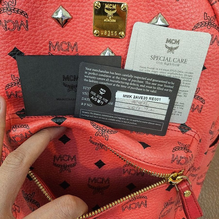 MCM 韓國製後背包-15