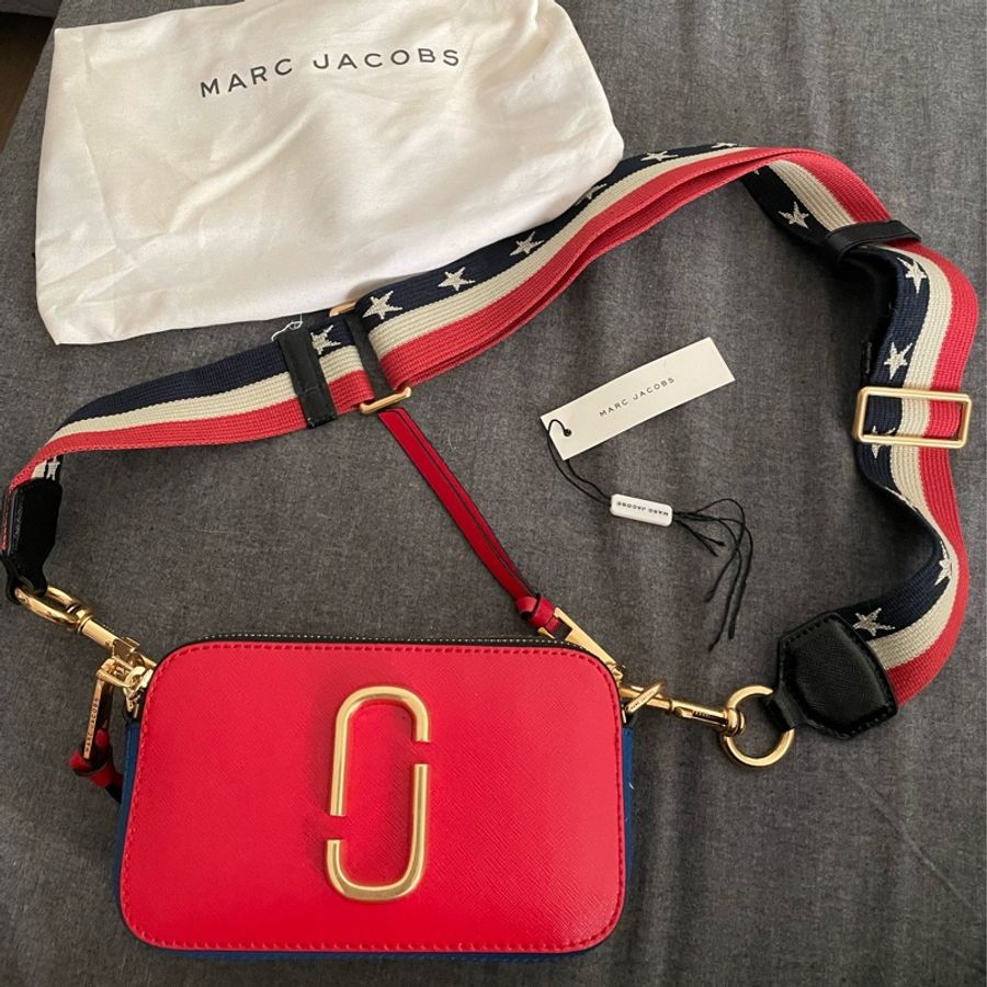 Marc jacobs 復古 美國風 相機包-0