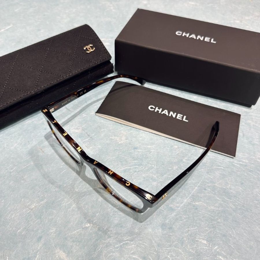 Chanel💗~平光眼鏡CH3392 玳帽色-1