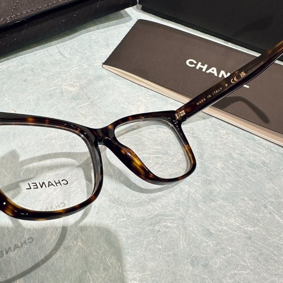 Chanel💗~平光眼鏡CH3392 玳帽色-2