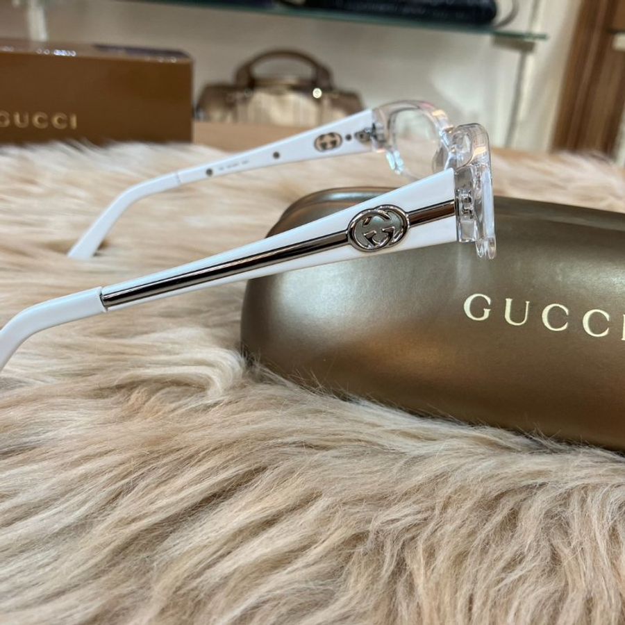 【舊愛新歡】GUCCI透明框平光眼鏡-1