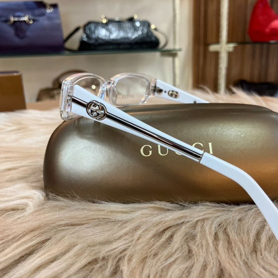 【舊愛新歡】GUCCI透明框平光眼鏡-2