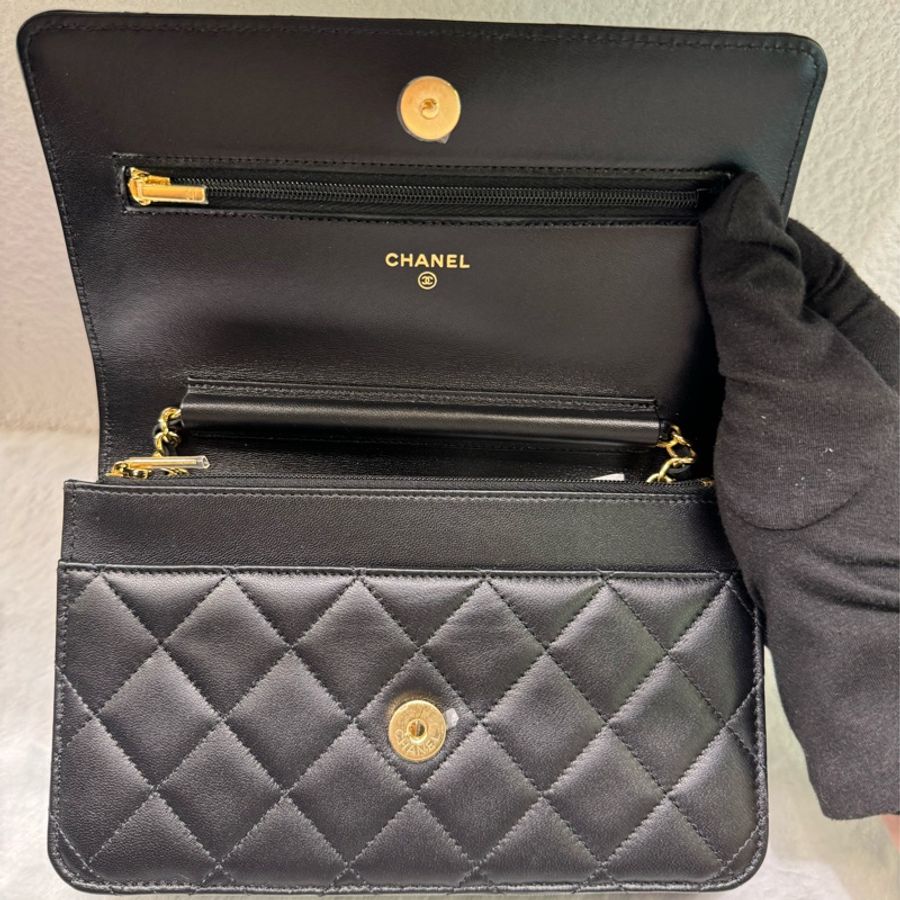 (全新)Chanel woc黑金-2