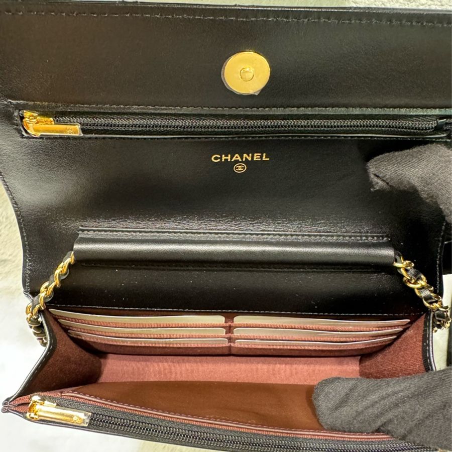 (全新)Chanel woc黑金-4