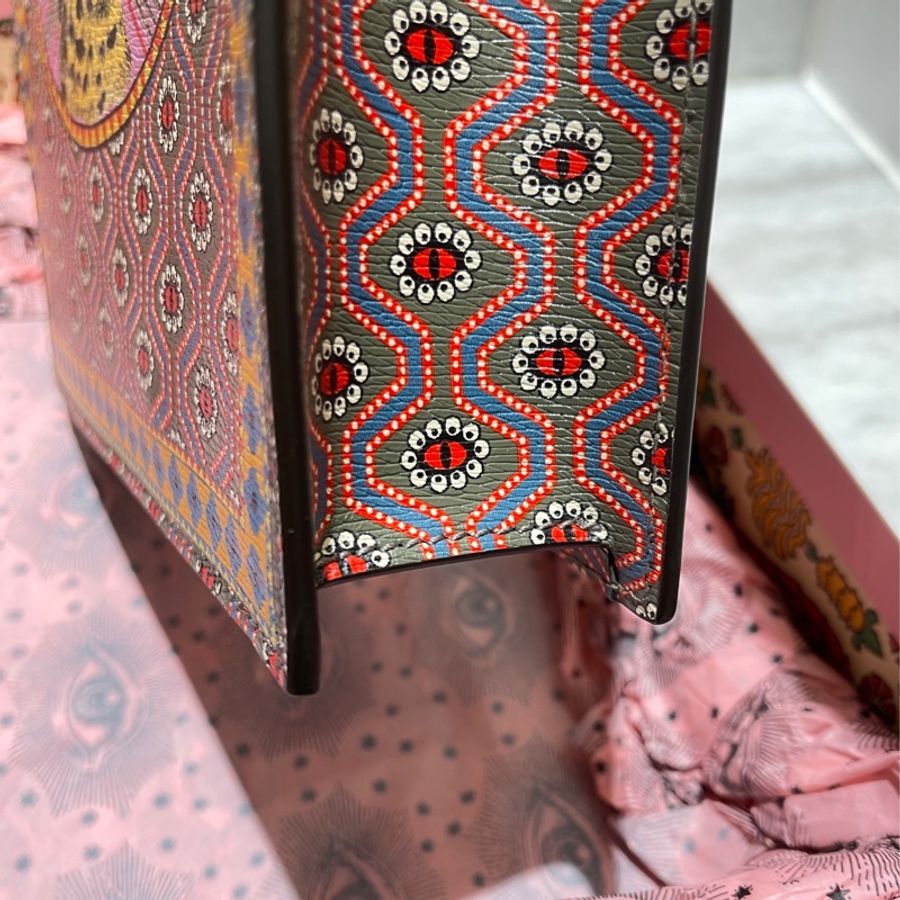 義大利佛羅倫斯 GUCCI Garden 限定 全皮tote bag附背帶 美美的粉色盒子和保護袋❤️-12