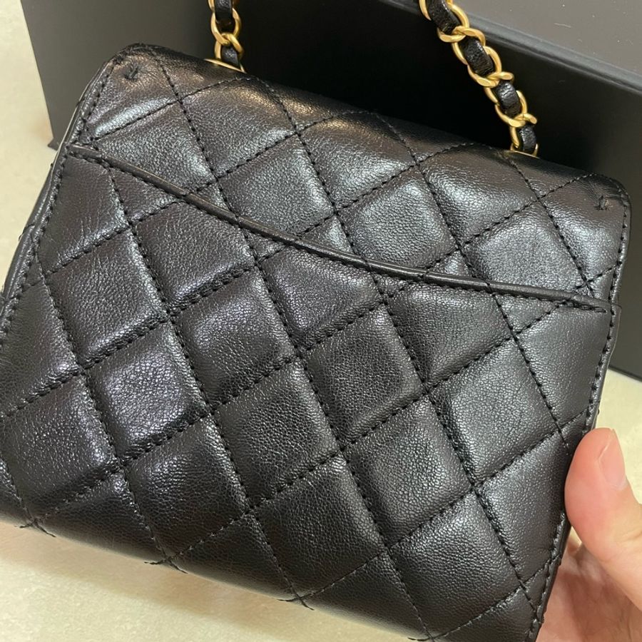 歡迎議價Chanel 22K 山羊皮 方胖-1