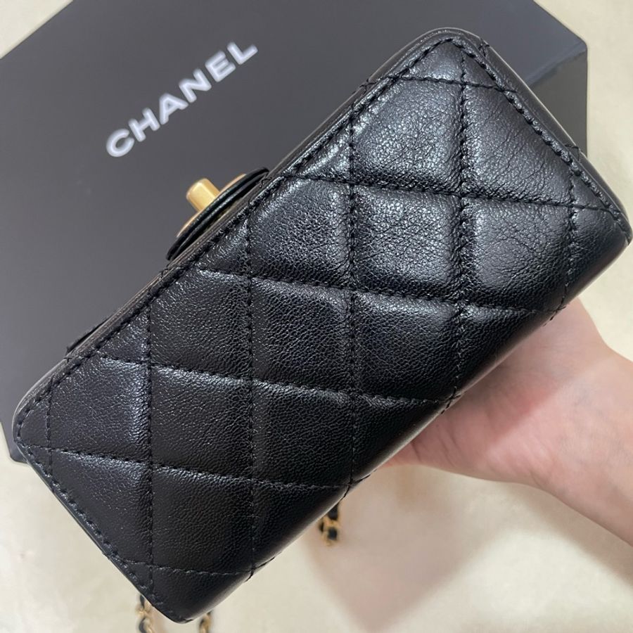 歡迎議價Chanel 22K 山羊皮 方胖-2
