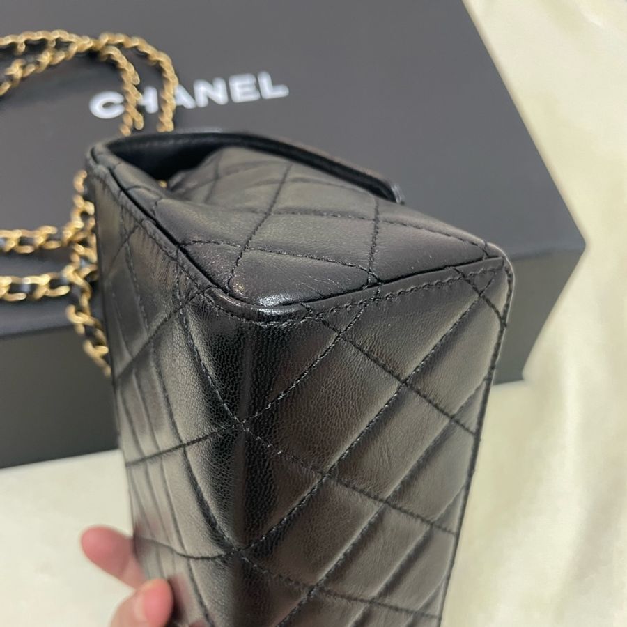 歡迎議價Chanel 22K 山羊皮 方胖-19