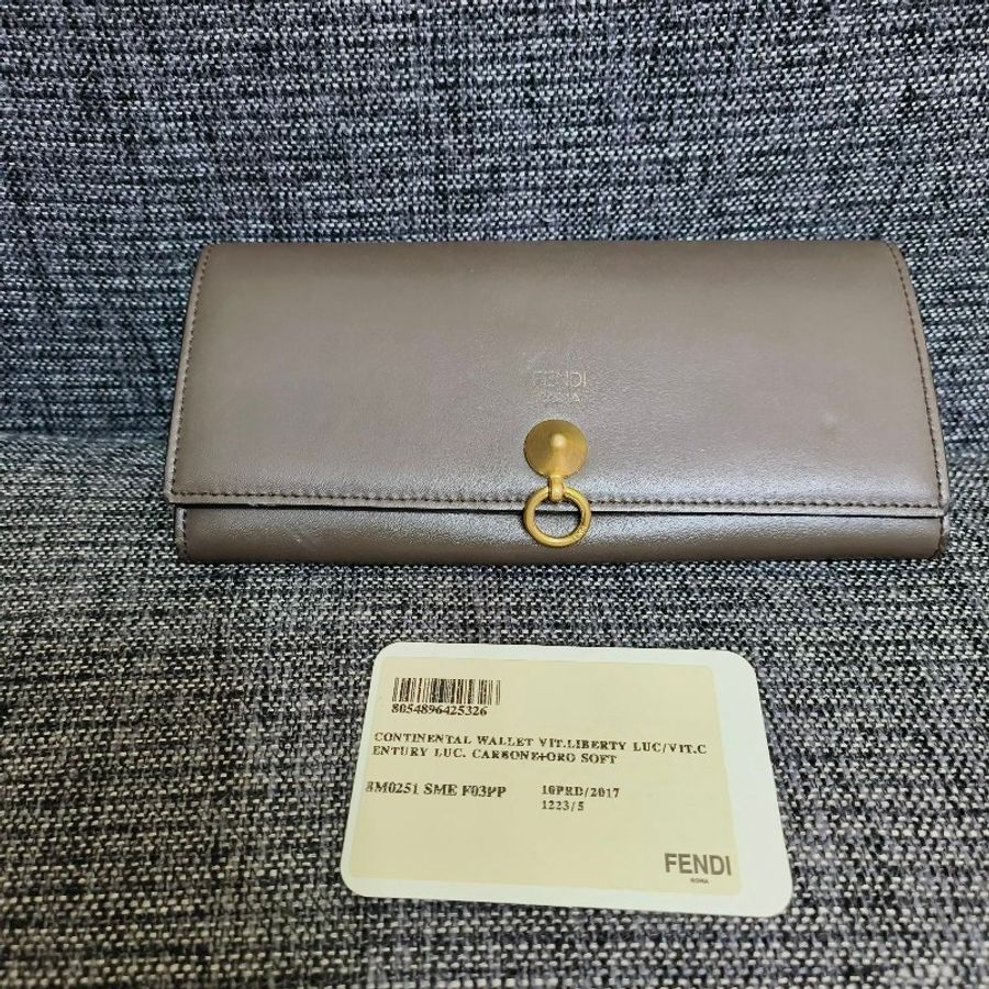 過年出清* FENDI By The Way
錐形鉚釘圓環 #小牛皮 釦式#長夾-5