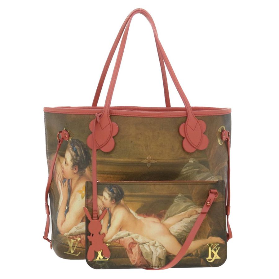 【日本直送】路易威登 Masters Collection Neverfull 中號手提包 BOUCHER 粉紅色 M43357 LV 67499A-0