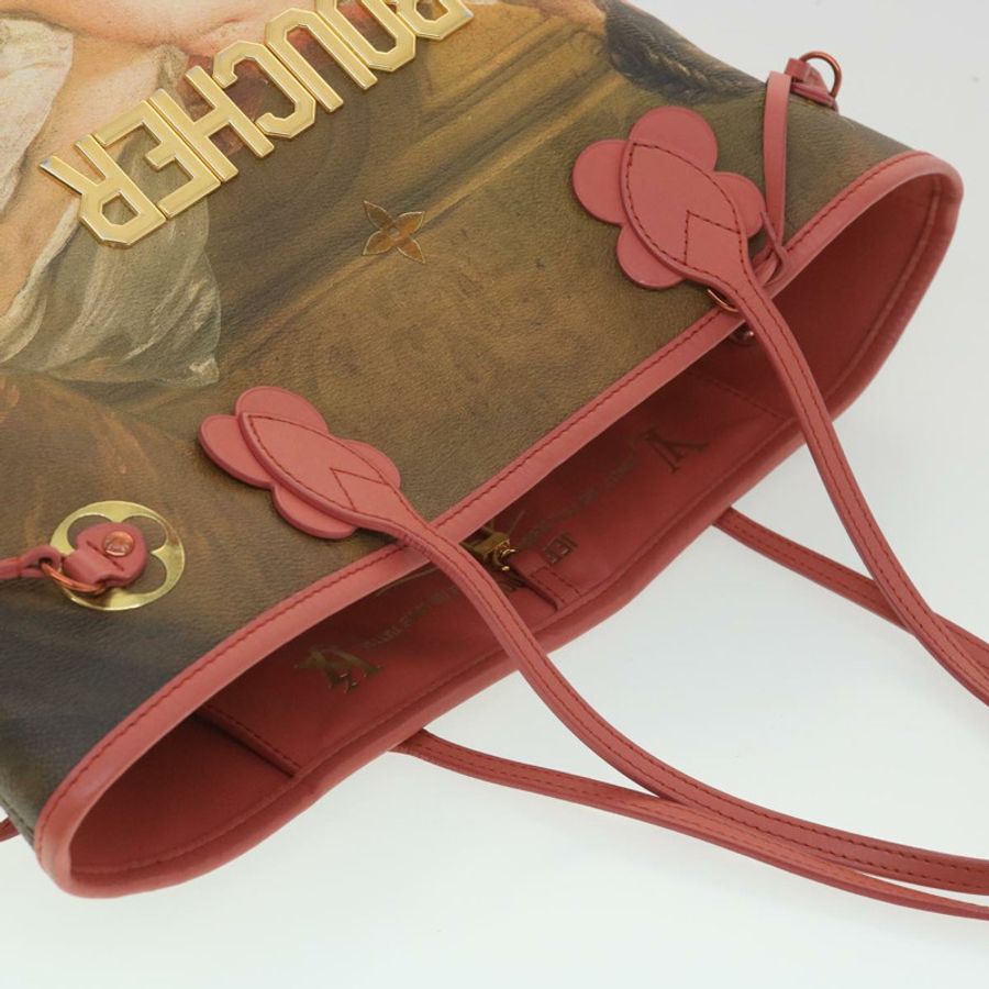 【日本直送】路易威登 Masters Collection Neverfull 中號手提包 BOUCHER 粉紅色 M43357 LV 67499A-13