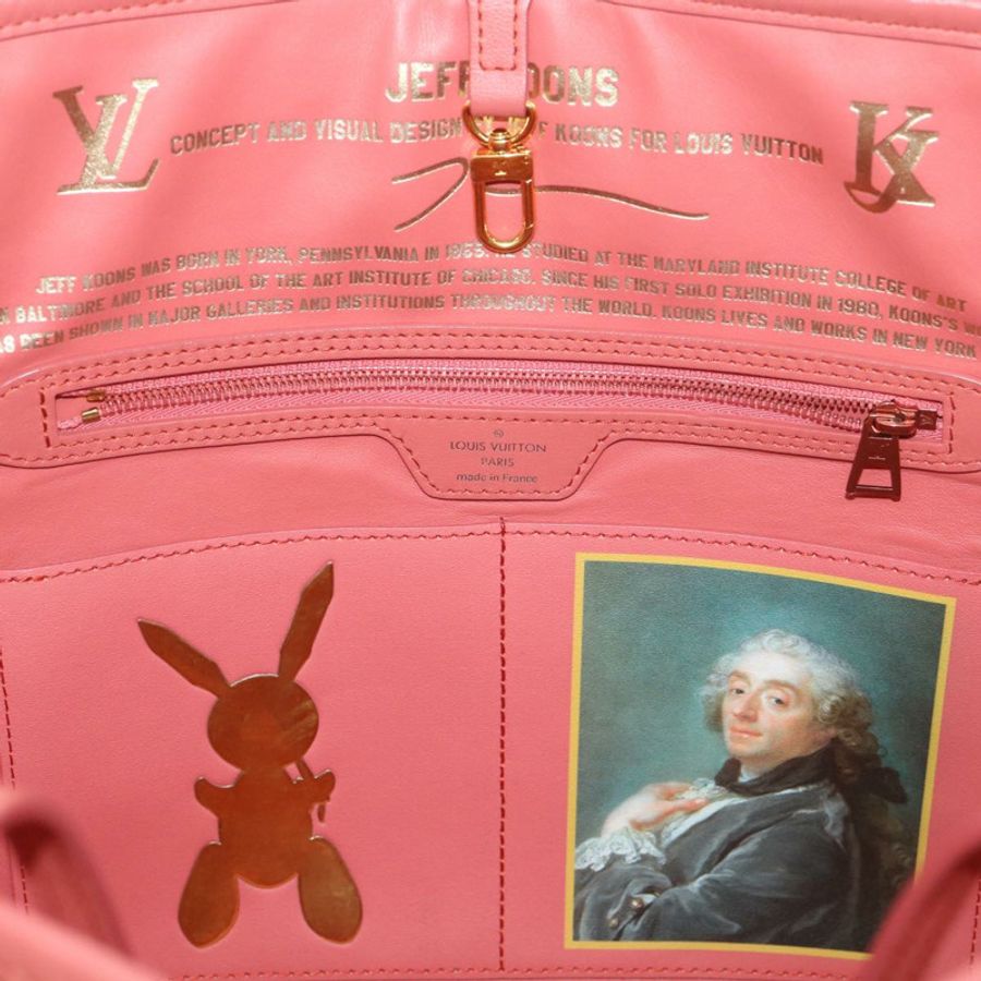 【日本直送】路易威登 Masters Collection Neverfull 中號手提包 BOUCHER 粉紅色 M43357 LV 67499A-21