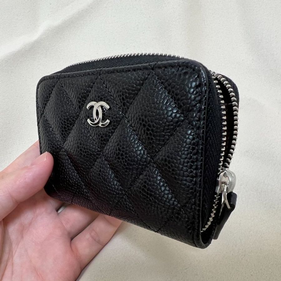 全新 Chanel 香奈兒 拉鍊零錢包-1