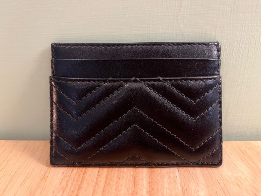 Gucci Marmont 卡夾 黑-1