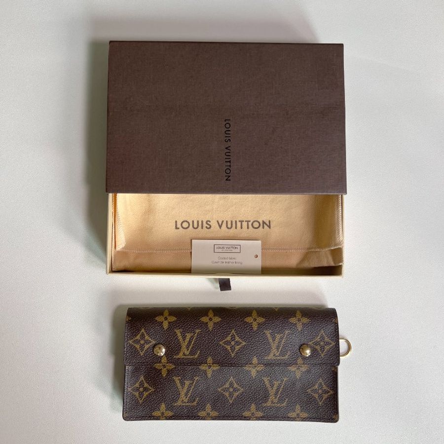 LV portefeuil accordion 手拿包 側背包 日本中古vintage-3