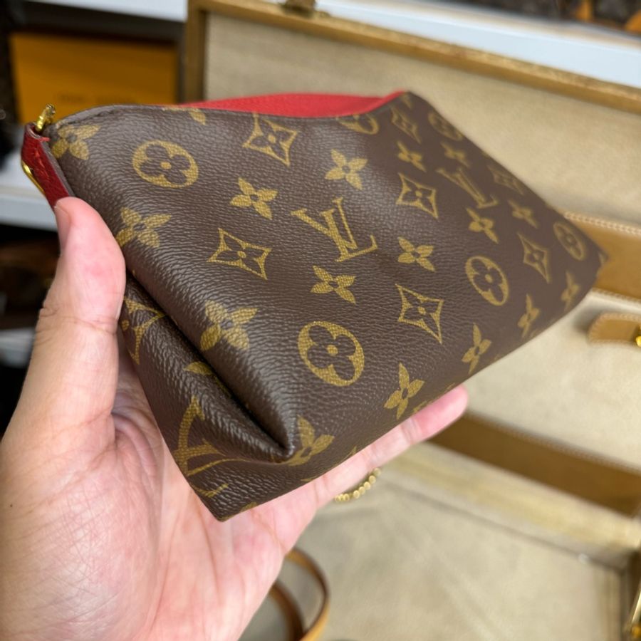 Louis Vuitton Pallas 老花鏈條手提包/斜背包🤎近年款已絕版-2