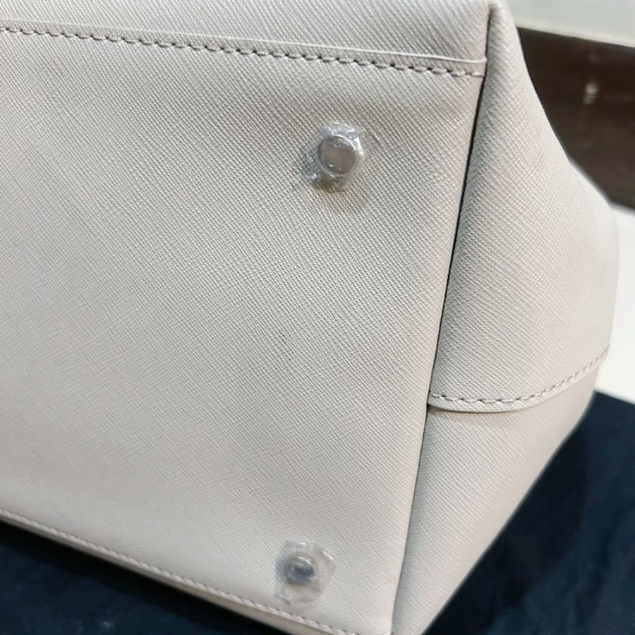 Karl Lagerfeld雙色托特包/貓咪吊牌/正品-11