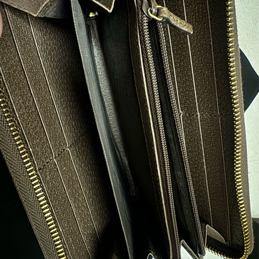 Gucci Ophidia GG Supreme 帆布全拉式拉鍊長夾-12