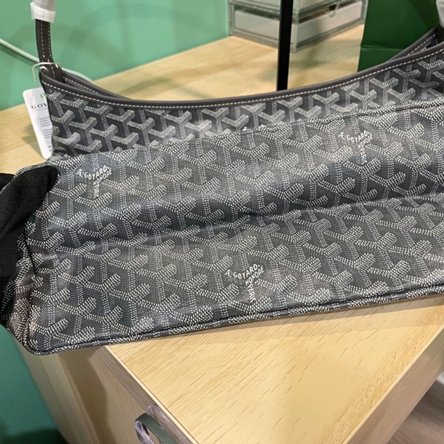 《保留中》新Goyard HOBO包 灰色沒有愛心-5