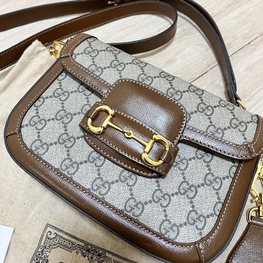 Gucci 1955 mini迷你馬鞍包-9