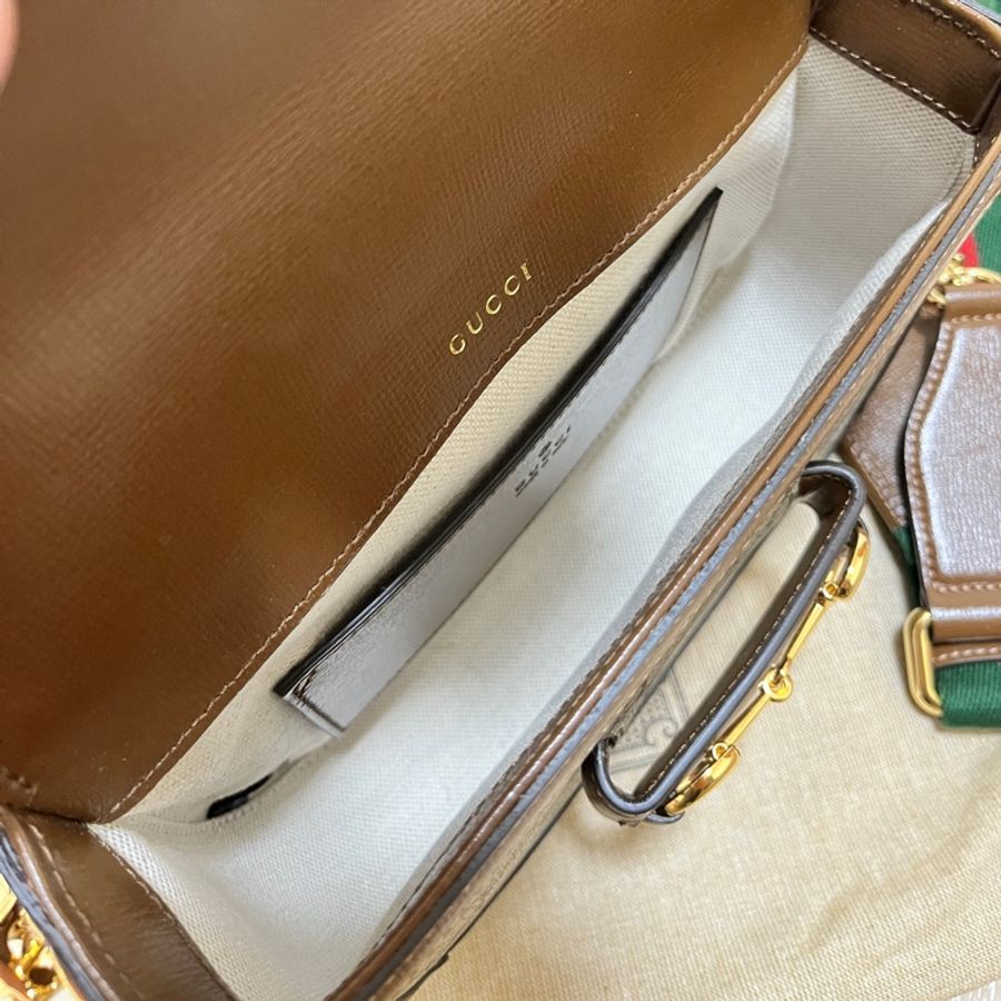 Gucci 1955 mini迷你馬鞍包-13