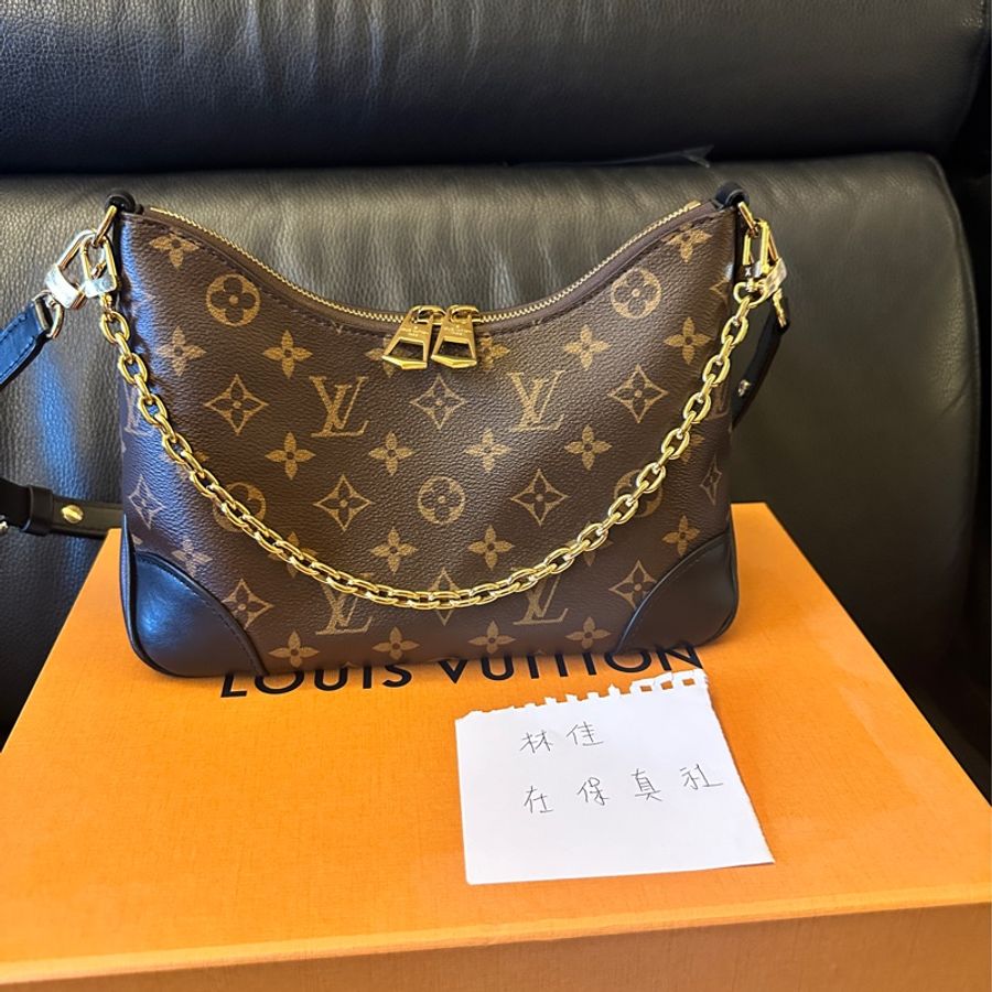 LV Louis Vuitton Boulogne牛角包 晶片款 編號M45831-5
