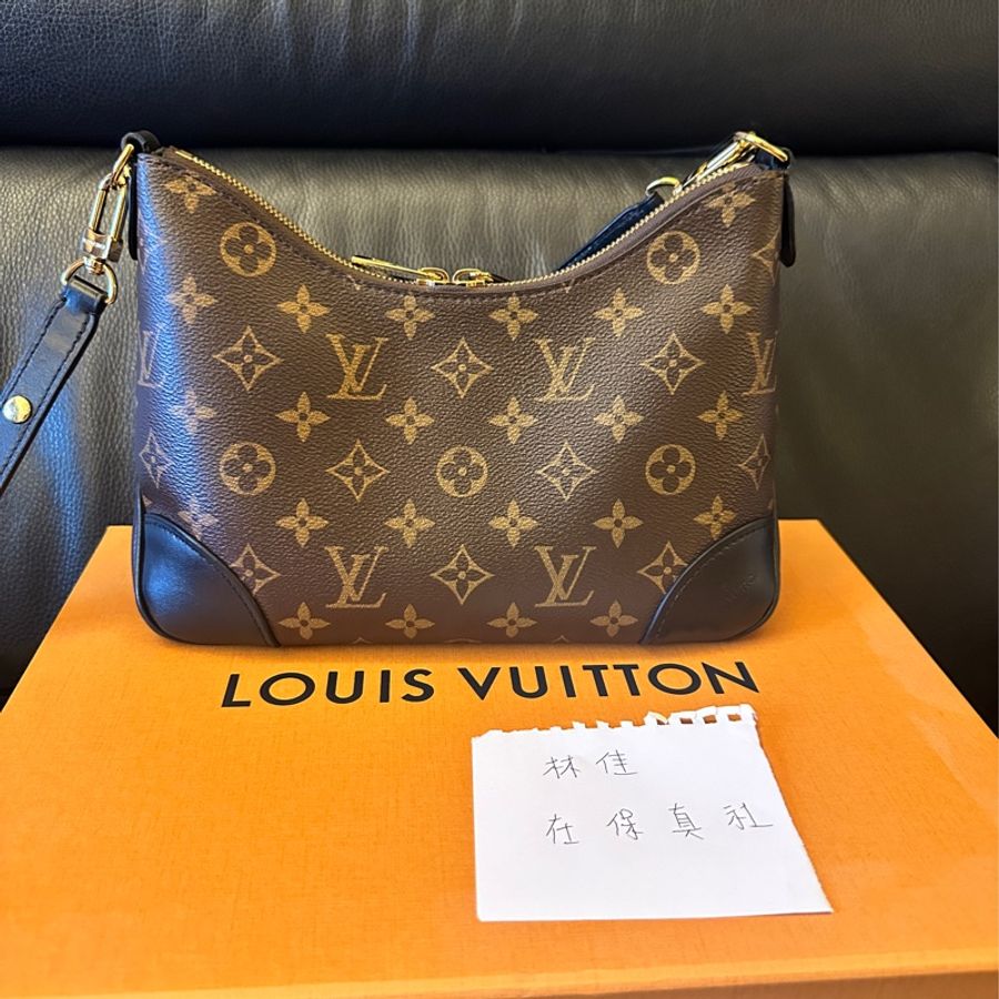 LV Louis Vuitton Boulogne牛角包 晶片款 編號M45831-7