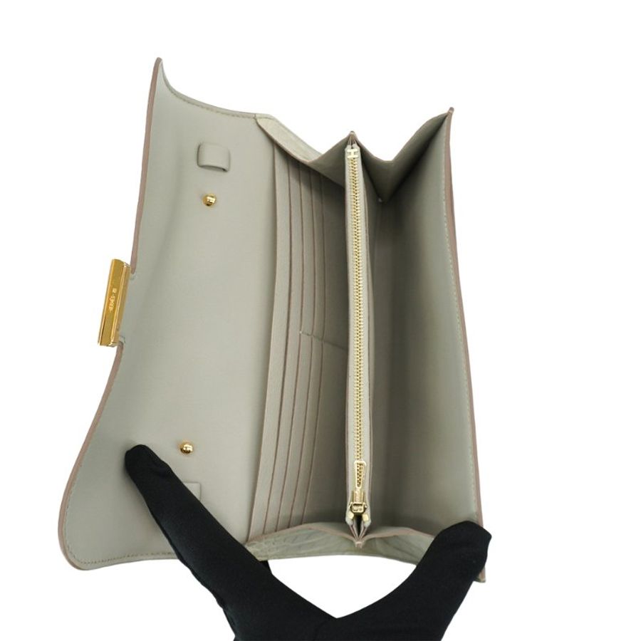 Hermes Constance To go 鱷魚皮金釦長夾/斜背包(8L冰川白)-7