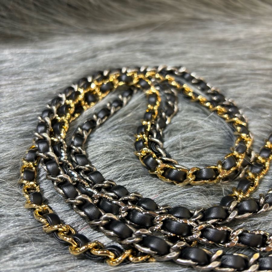 CHANEL A91810 gabrielle HOBO 20公分 黑色 斜背包 流浪包 雙肩包-30