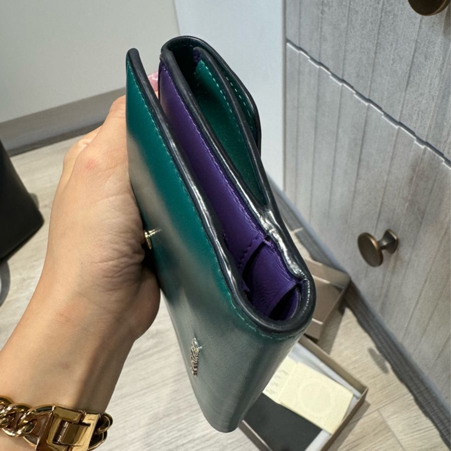 BVLGARI 寶格麗 綠蛇頭 前後扣中夾-14
