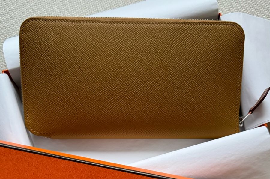 發財錢包! Hermes 長夾皮夾 silk’in wallet silkin wallet silk in wallet 絲巾長夾-5