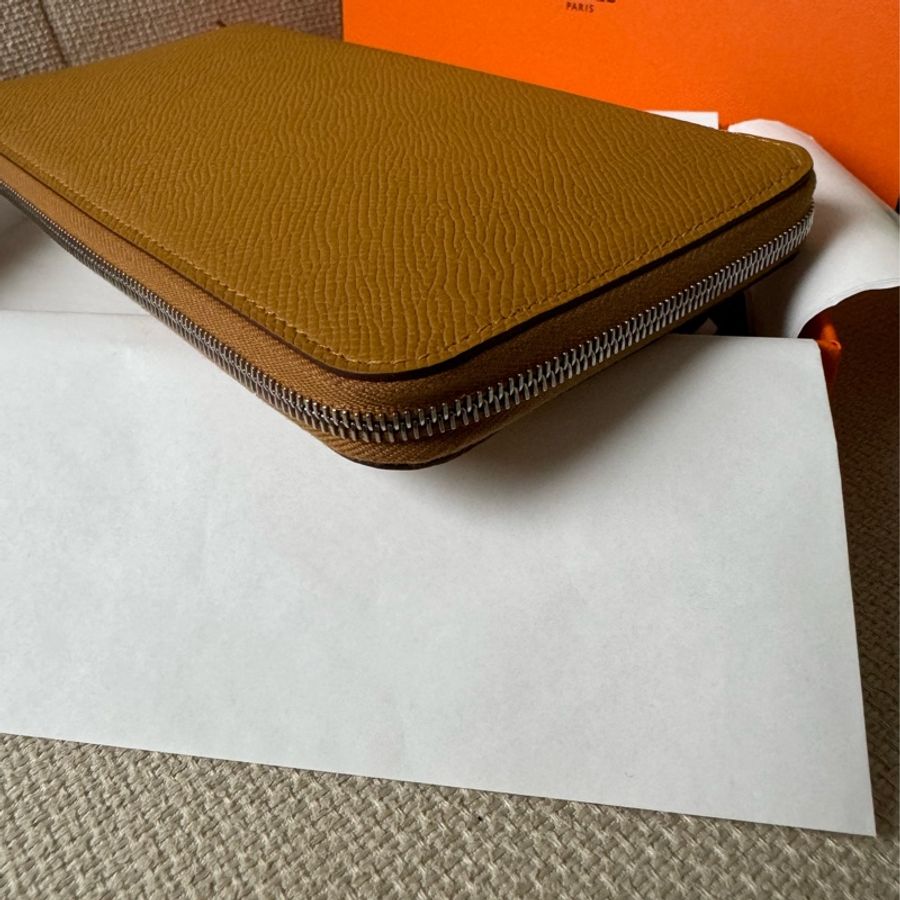 發財錢包! Hermes 長夾皮夾 silk’in wallet silkin wallet silk in wallet 絲巾長夾-7