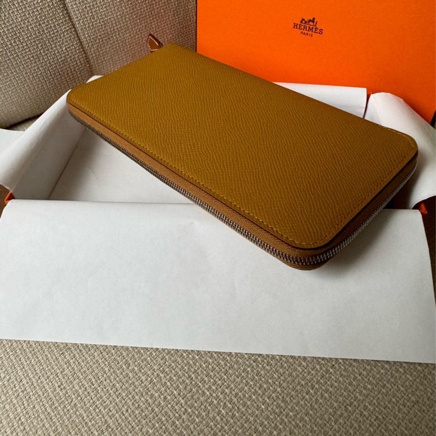 發財錢包! Hermes 長夾皮夾 silk’in wallet silkin wallet silk in wallet 絲巾長夾-8