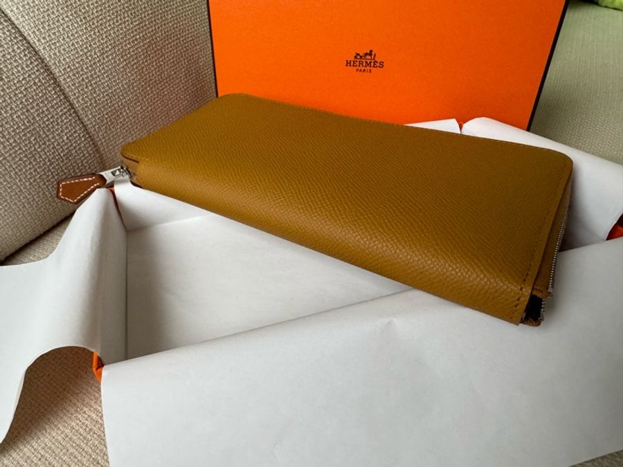 發財錢包! Hermes 長夾皮夾 silk’in wallet silkin wallet silk in wallet 絲巾長夾-10