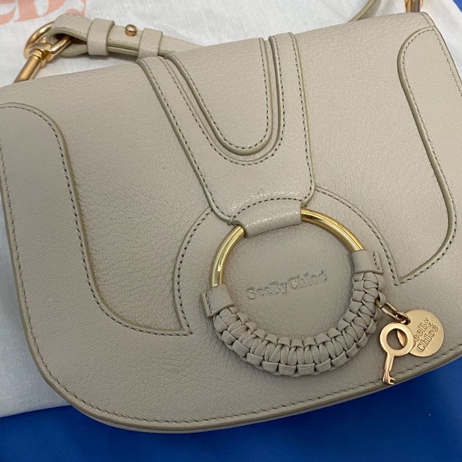 See by Chloe Hana Saddle Bag Cement( Beige)-0
