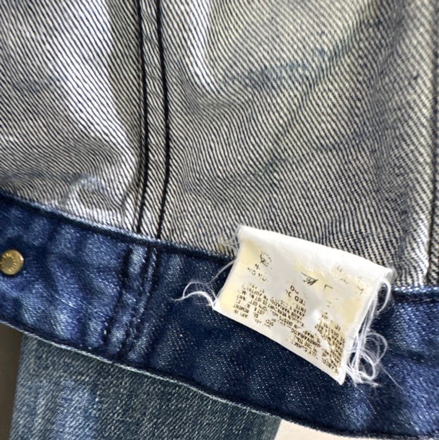 Diesel 義大利製 Y2K仿舊土石刷色牛仔外套 丹寧騎士外套  vintage-6