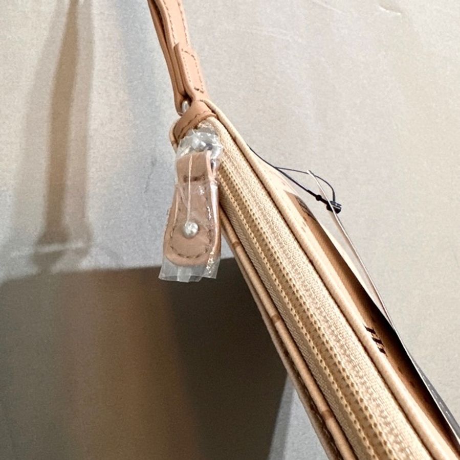 Tommy hilfigure wallet clutch wristlet bag 茶系logo滿版手挽卡片手機小包 化妝包-3