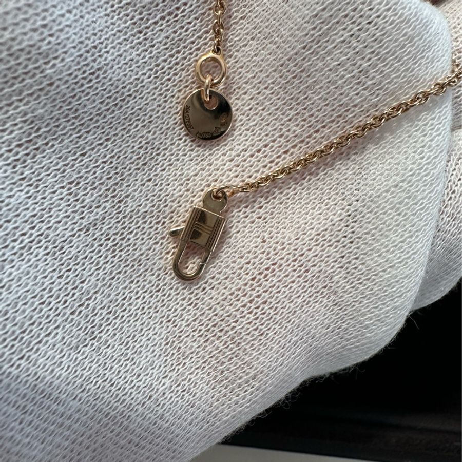 可議價 9成新 愛馬仕 Hermes Constance Black Jade Necklace 黑玉項鍊 桃園機場購入-15