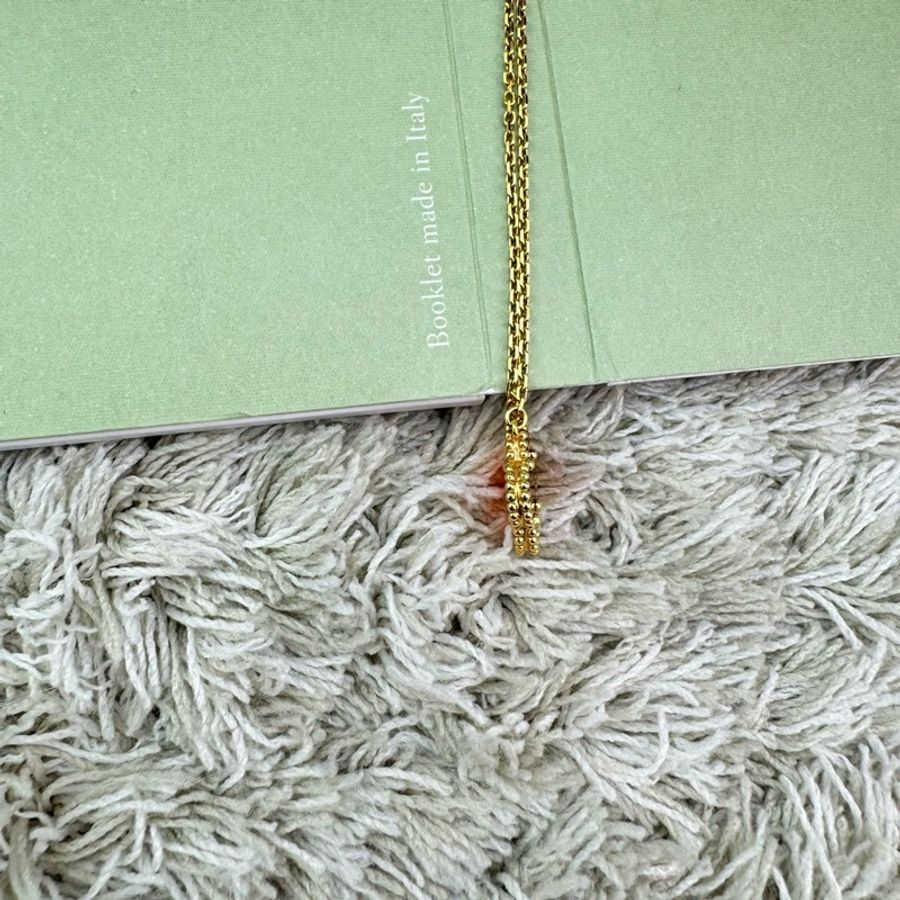 Van Cleef & Arpels 復古 Alhambra 紅玉髓項鍊 K18黃金(750) 黃金(VCARD38500)中號 ⭕️全配⭕️-18