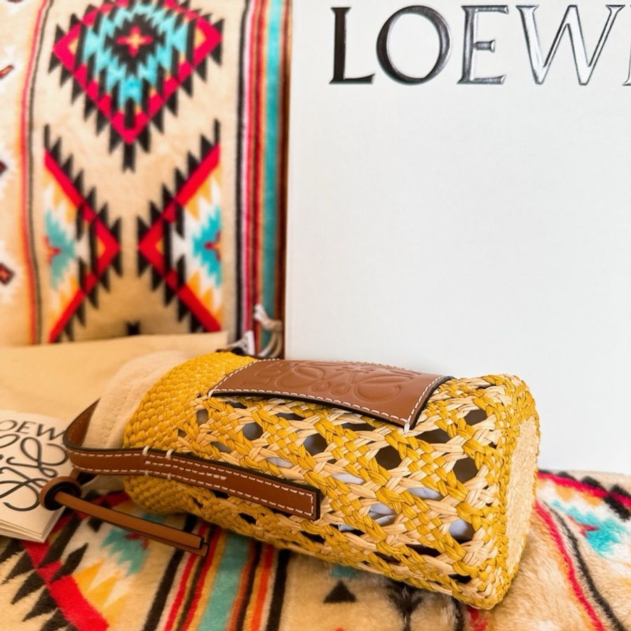 Loewe Paula’s Ibiza Cylinder Pocket 迷你包 編織包 水桶包 小廢包-3