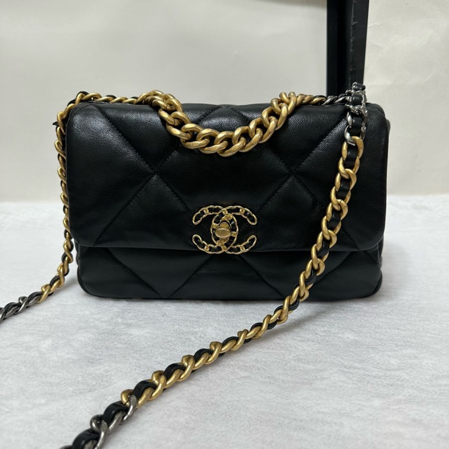 CHANEL 19 Bag 小號 香奈兒19bag 晶片款-12