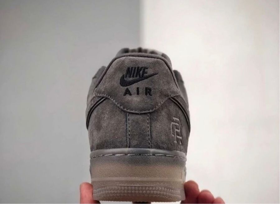 Nike Air Force 1 灰麂皮 了M反光-3