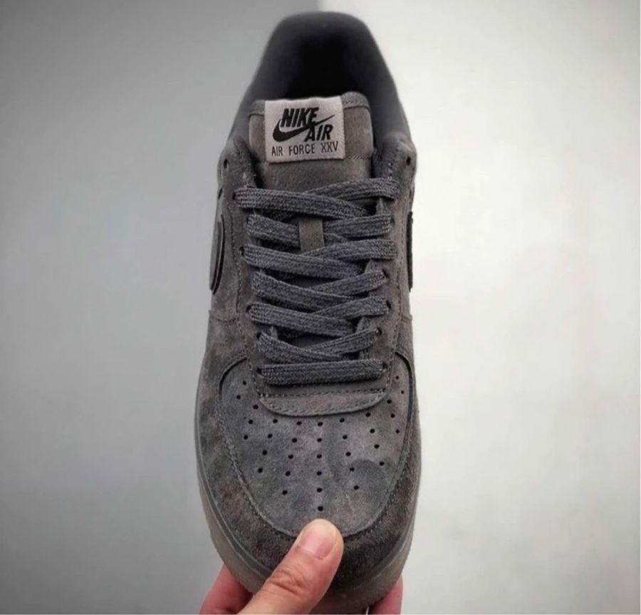 Nike Air Force 1 灰麂皮 了M反光-6