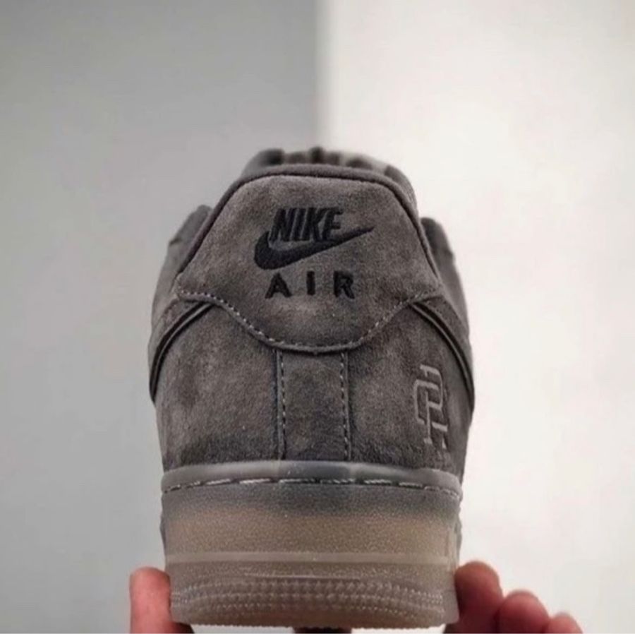 Nike Air Force 1 灰麂皮 了M反光-10