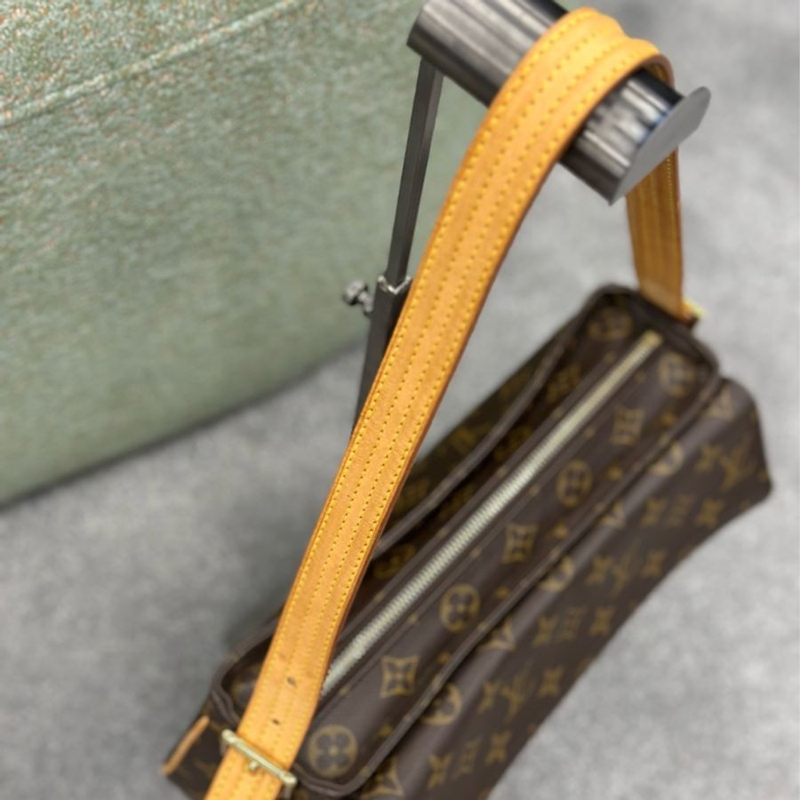 🔥爆款釋出🔥 #lv 老花 #駱駝包 小號 #手提包 #斜背包 絕版 #vintage 款-9