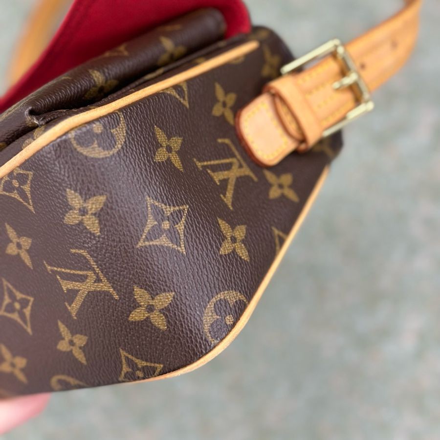 🔥爆款釋出🔥 #lv 老花 #駱駝包 小號 #手提包 #斜背包 絕版 #vintage 款-17