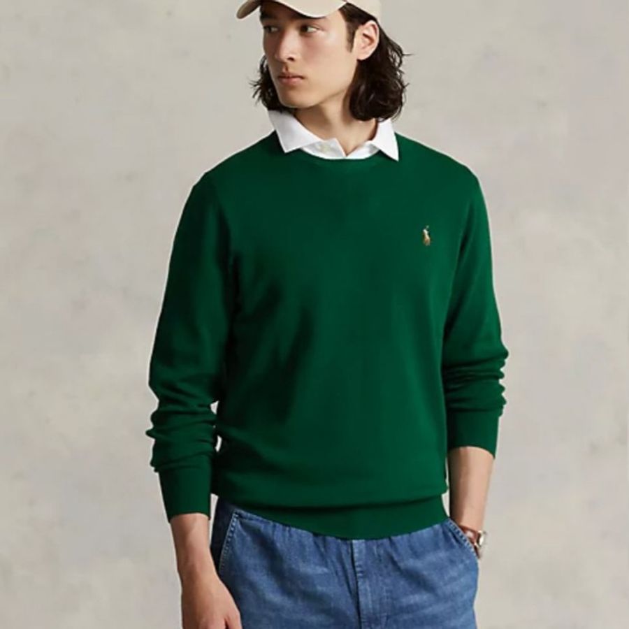Polo Ralph Lauren RL 小馬 草綠 針織衫 毛衣 M-2