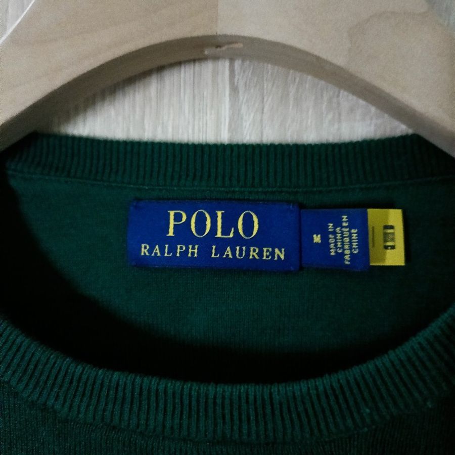 Polo Ralph Lauren RL 小馬 草綠 針織衫 毛衣 M-4
